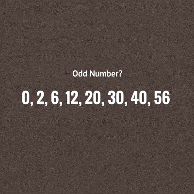 Find the odd number in the series